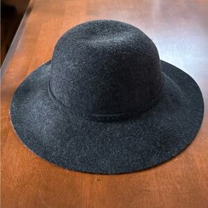 LOFT Dark Gray Felt Hat
